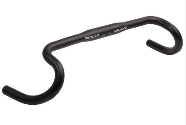 Manillar Zoom Gravel 31.8mm 440 mm Negro